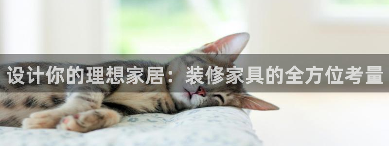 龙八国际登官网：设计你的理想家居：装修家具的全方位考量